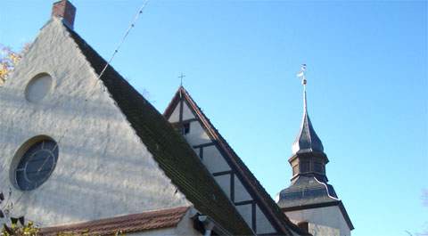 International bekannt: Die Dorfkirche von Benz.